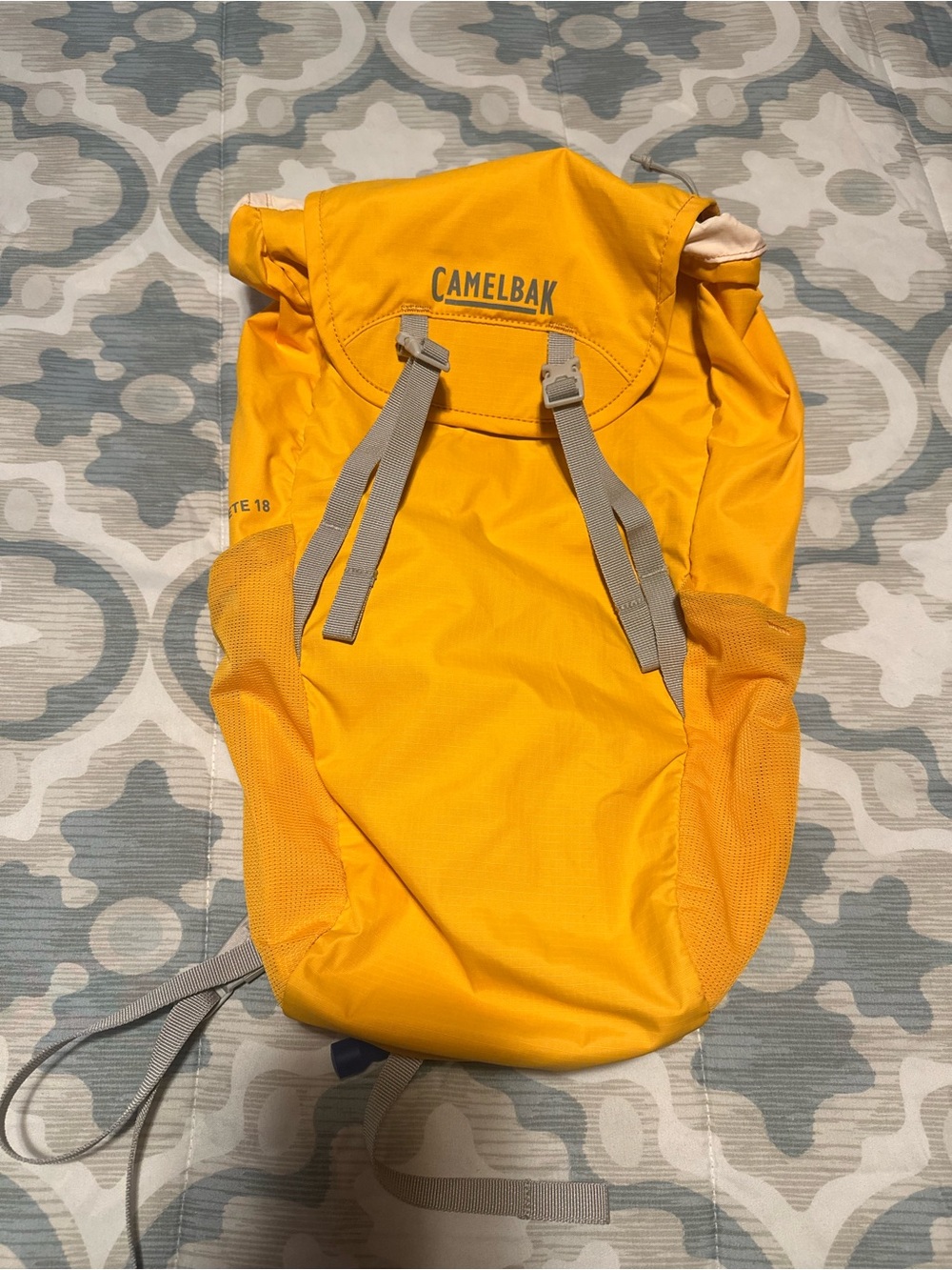 CamelBak Bright Yellow Daypack Backpack with Gray Straps